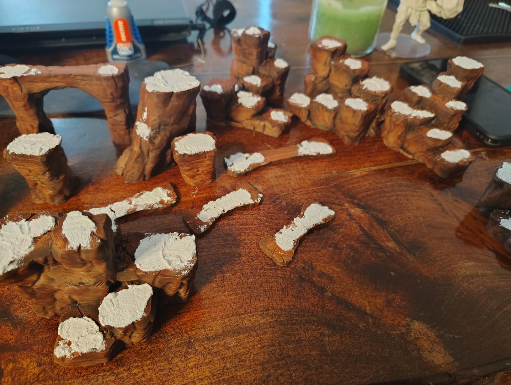 AUSPDICE RPG Terrain The Pit Canyon Scene for 28-32mm DND Campaigns TTRPG customer photo 1
