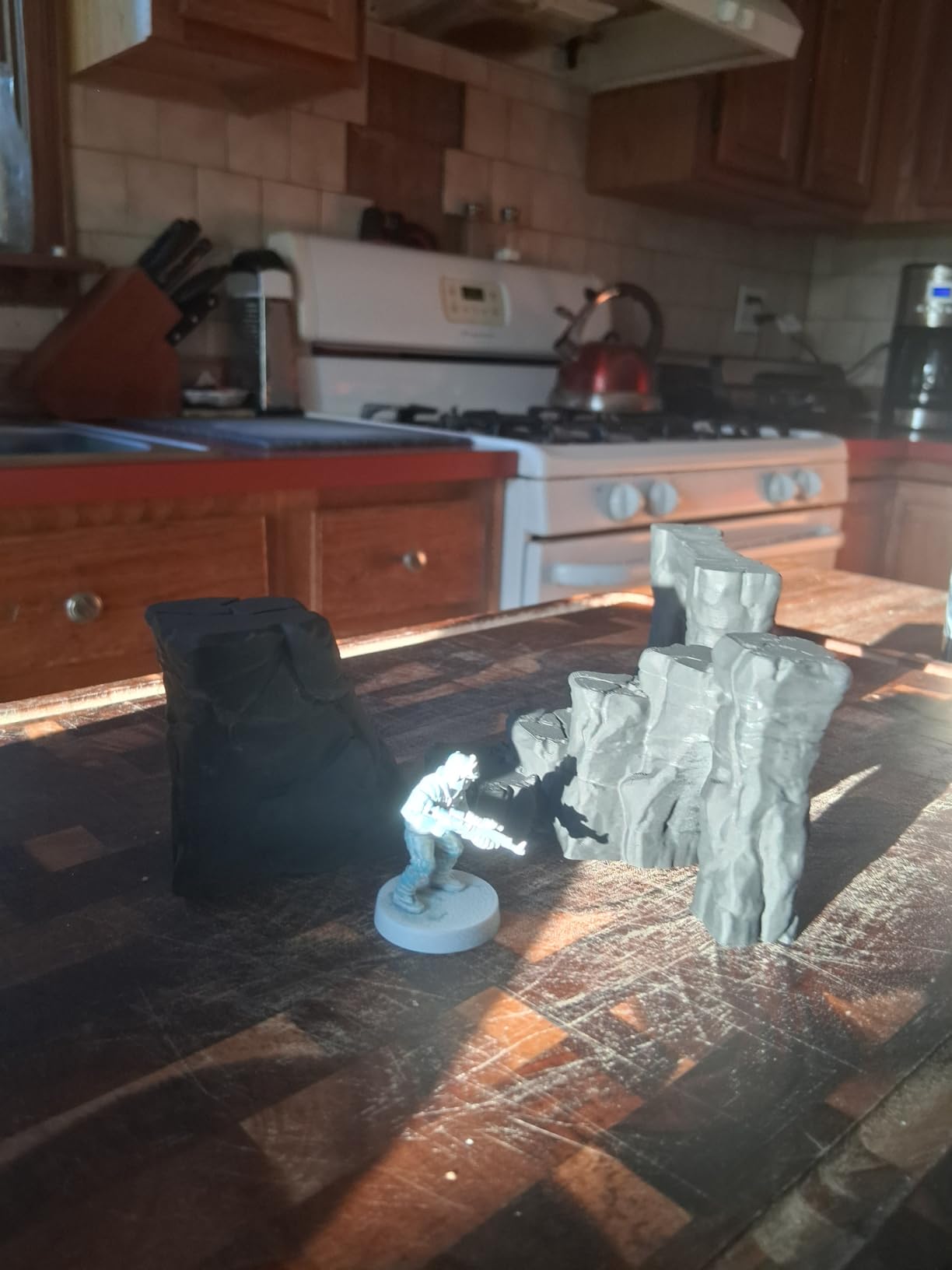 AUSPDICE RPG Terrain The Pit Canyon Scene for 28-32mm DND Campaigns TTRPG customer photo 2