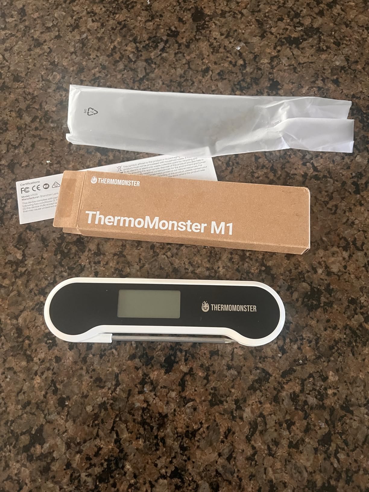 0.5 Sec Instant Read Meat Thermometer Digital for Cooking, Red | NIST +/-0.5F Precision Food Thermometer, Kitchen Gadgets for Oven Grill Candy BBQ Accessories, Gifts for Him Dad Men Birthday customer photo 1