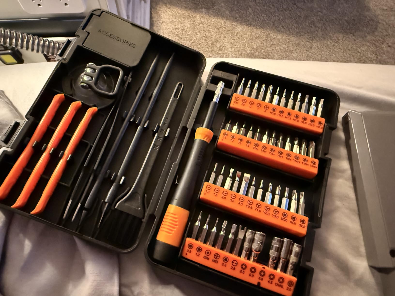STREBITO Precision Screwdriver Set 64-piece with Torx, Triwing, Gamebit | Magnetic Electronic Repair Tool Kit for Computer, PC, Laptop, Macbook, Tablet, Phone, PS5, XBOX, Switch, Glass, Ring Doorbell customer photo 1