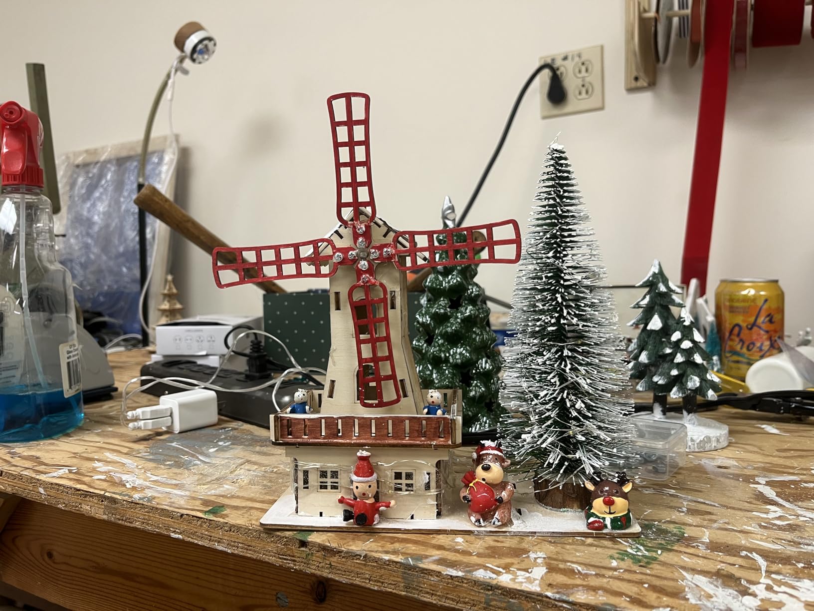 Solar-Powered 3D Wooden Puzzle Kit, DIY Dutch Windmill House Model Building Toy, STEM Educational Science Craft for Kids 8-15 and Adults, Hands-On Creative Project, Made of Basswood, Safe and Sturdy customer photo 2