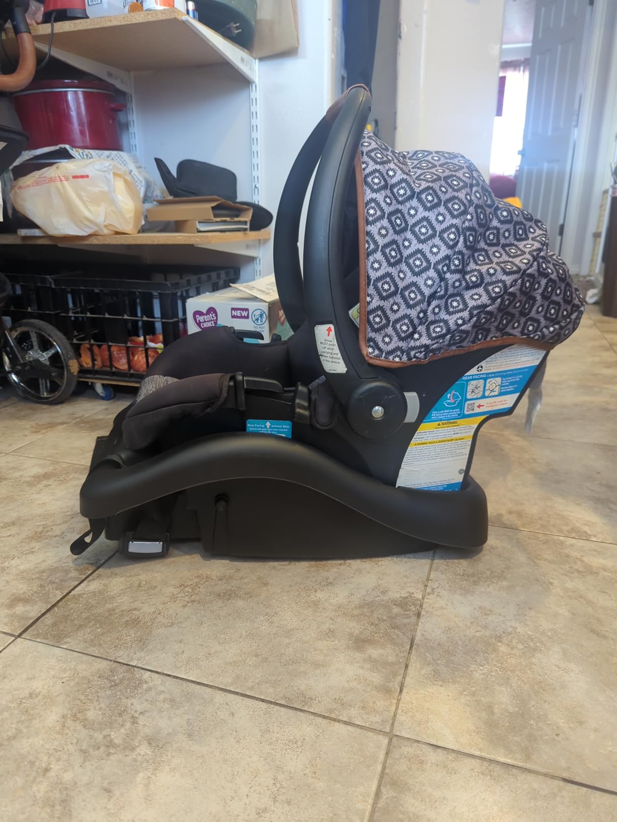 Safety 1st OnBoard FLX Infant Car Seat with Base, Lightweight Baby Car Seat for Travel, Old Soul customer photo 2