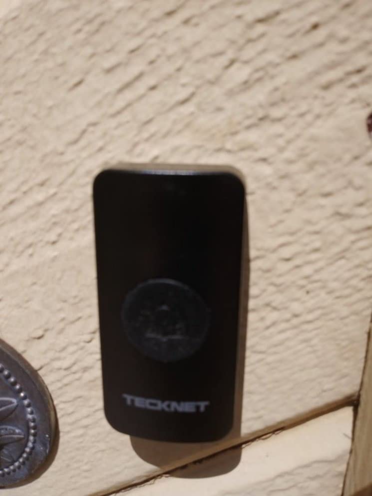 TECKNET Non-APP Solar RGB Wireless Driveway Alarm | 2600FT Range, 5 Adjustable Volumes Motion Sensor for Driveways, Homes, Large Properties, Outdoor Security System customer photo 1