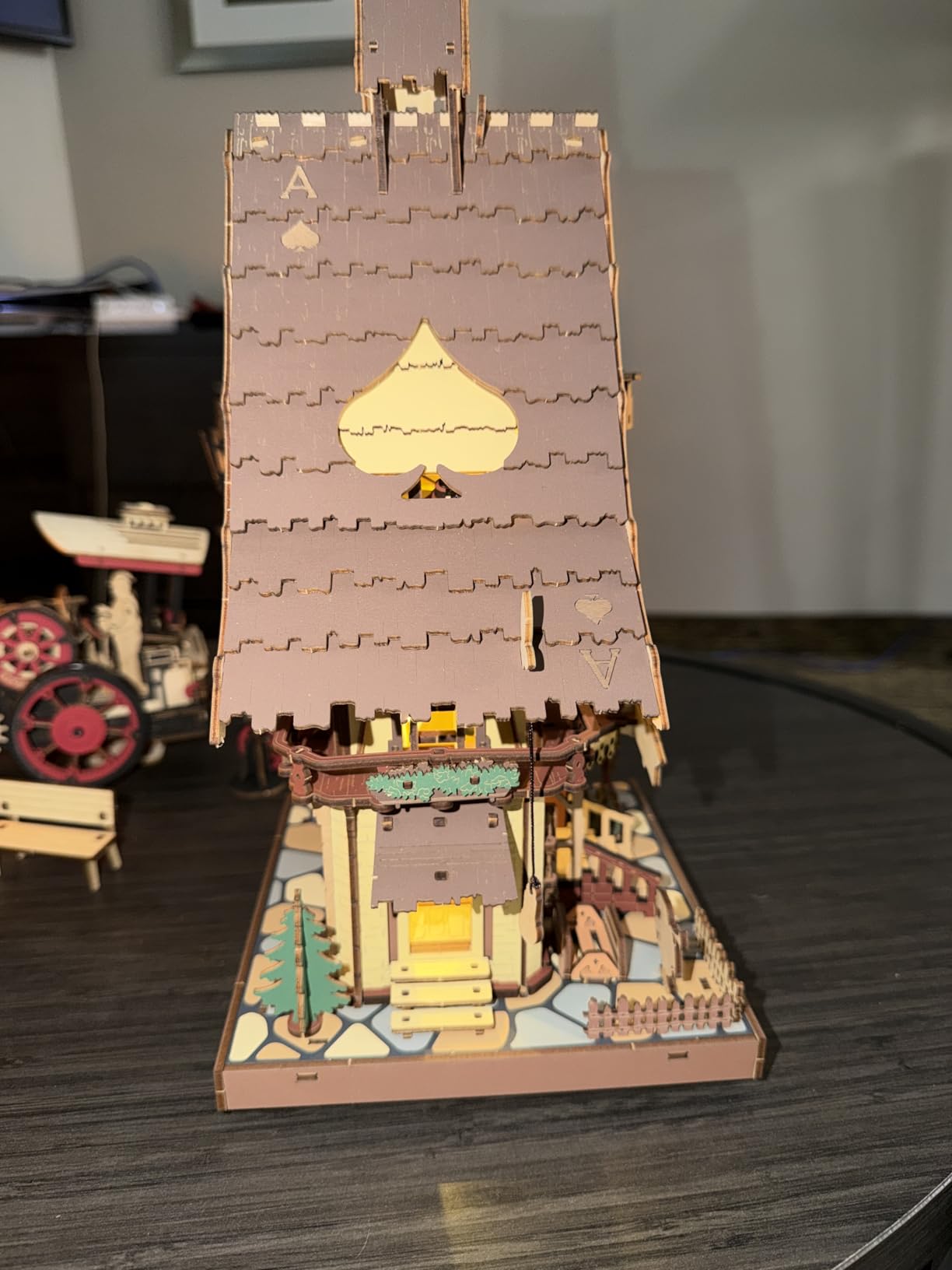 ROKR 3D Wooden Puzzles for Adults, Cuckoo Clock Model Kit, Room Home Decor DIY Watch Making Kit Functional Mechanical Building Toys customer photo 1