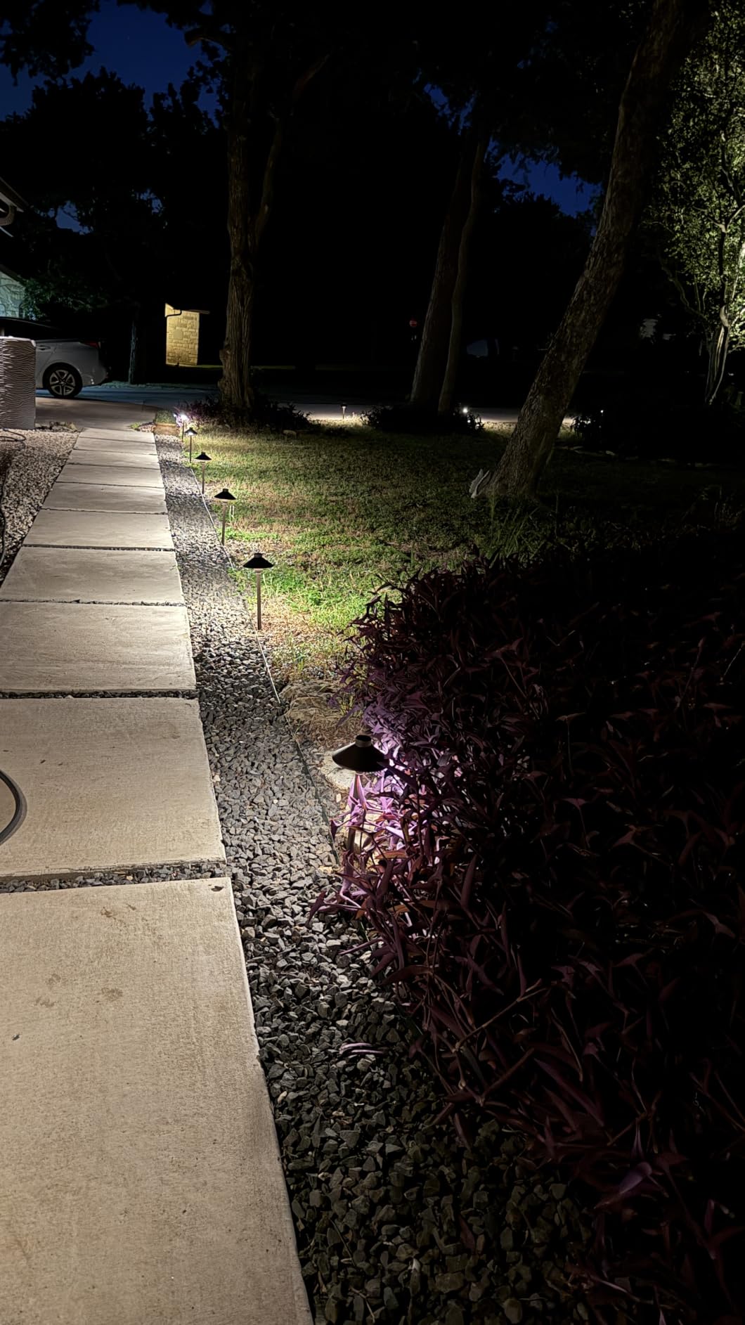 PARTPHONER Low Voltage Landscape Lighting 6-Pack, Aluminum 12V Pathway Lights customer photo 2