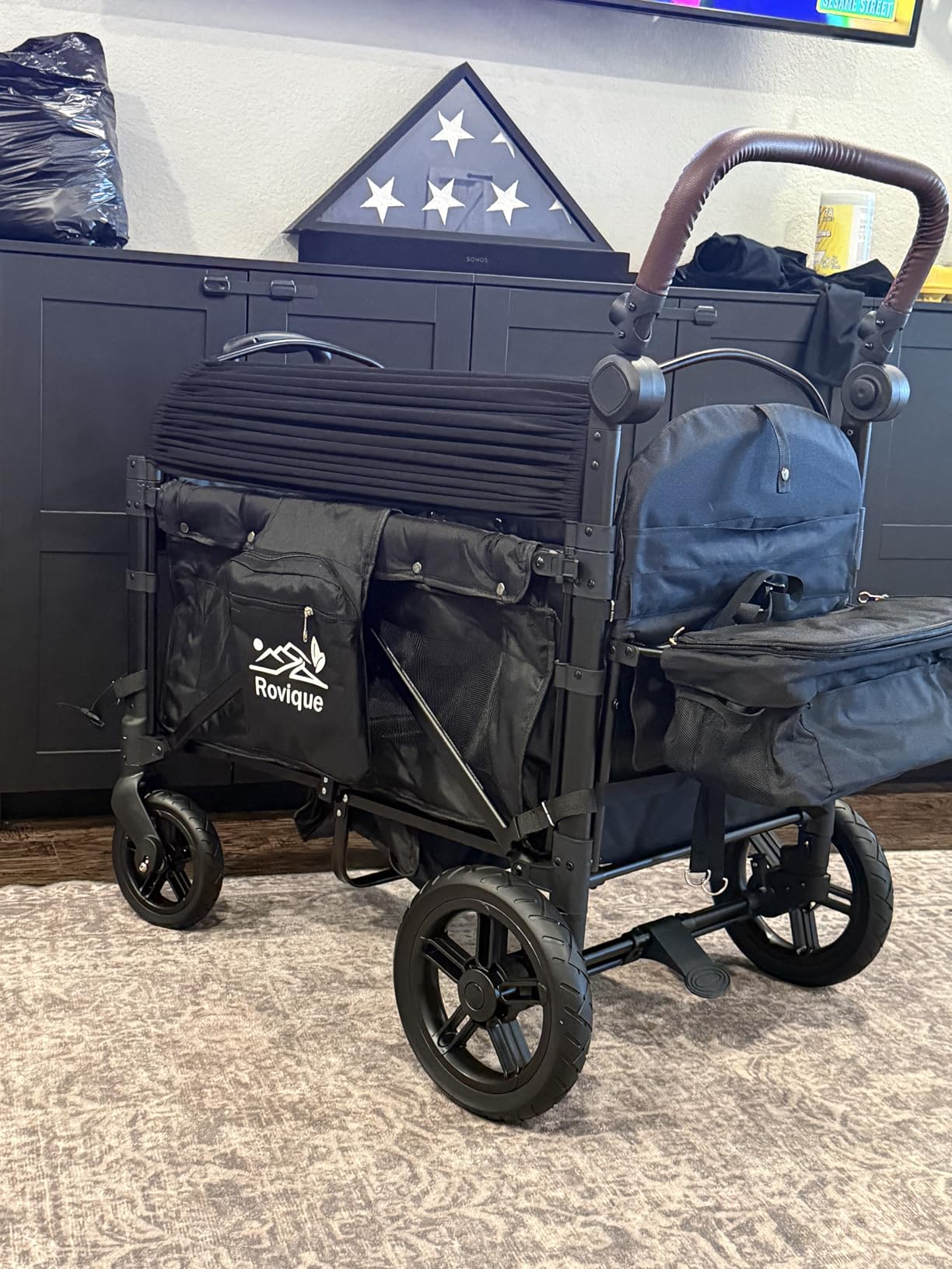 Rovique Wagon Stroller for 2 Kids, Stroller Wagon, Premium Wagon for Kids customer photo 2