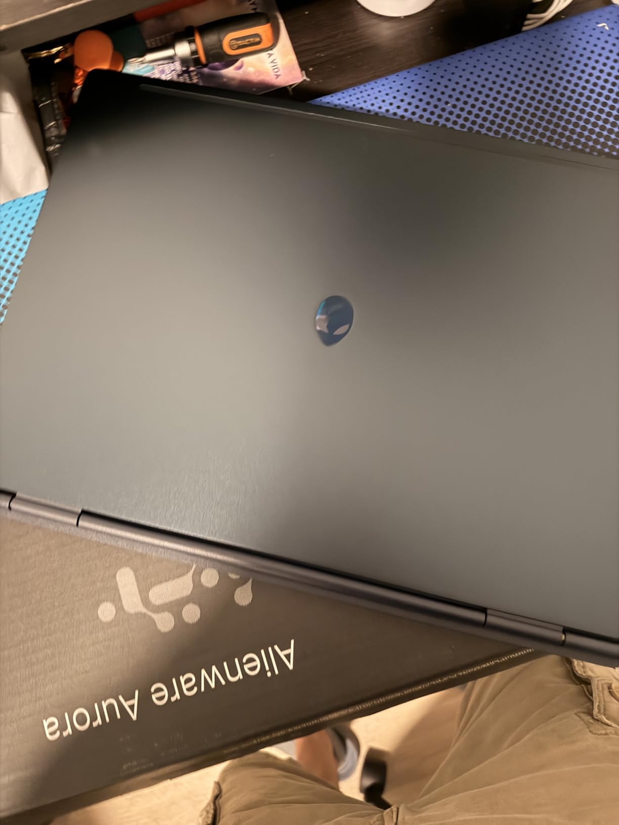 Dell 16 Aurora Gaming Laptop, NVIDIA RTX 5060, Intel Core 7 240H | 2560x1600 Display, 120Hz, 16:10, 16GB DDR5 RAM, 1TB SSD, Windows 11 Home, Backlit Keyboard, Blue customer photo 2