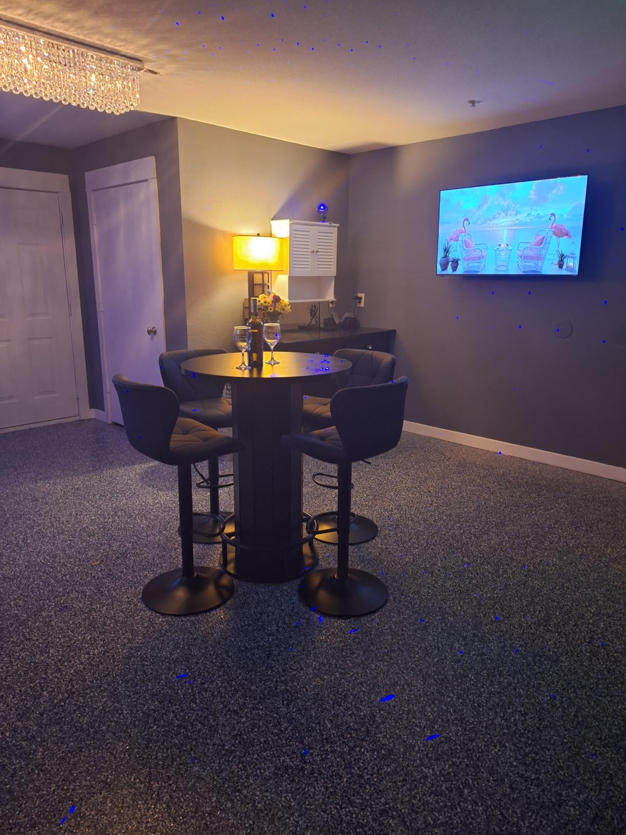 Tribesigns Round Bar Table, 39.4