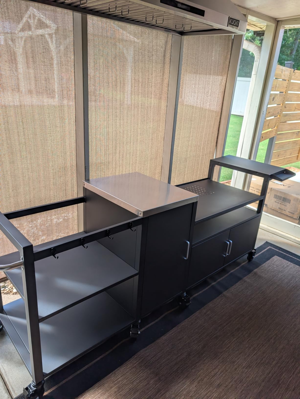 GDLF Outdoor Grill Cart for Large Green Egg & Blackstone 28'/36' Griddle customer photo 2