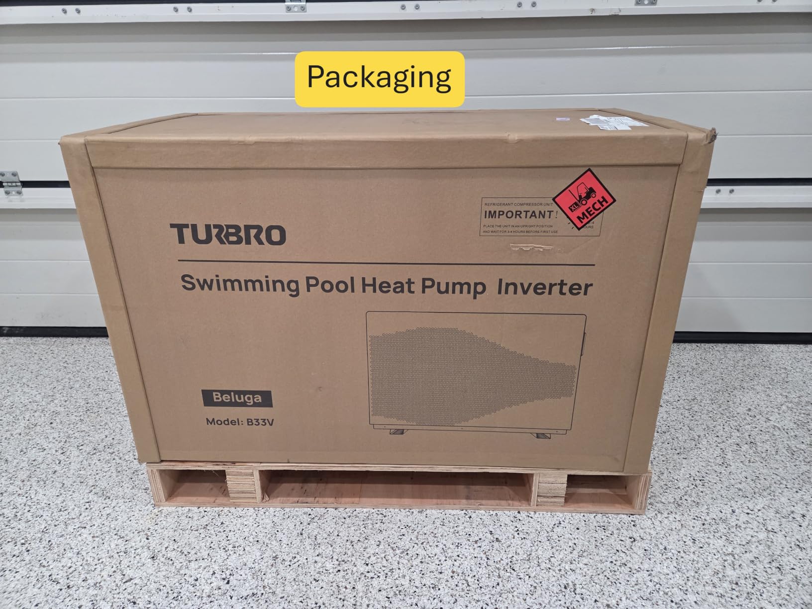 TURBRO 33,000 BTU Inverter Swimming Pool Heat Pump, Up to 10,000 Gallons customer photo 2