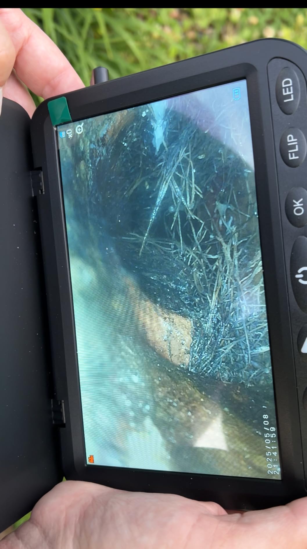 [ChoosePRO®] HD1080P Sewer Camera 7'' w/1s Twist-Unlock System, DVR-32GB, 0.64'' Thicker Reel, 5000mAh 100FT Marked Cable, Plumbing Pipe Inspection Camera for Drain & Sewer Inspection customer photo 2