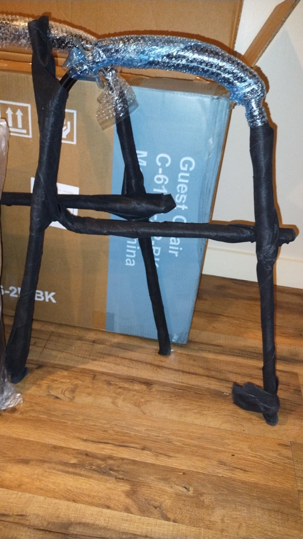 Sweetcrispy Waiting Room Chairs Set of 2, Executive Office Guest Chairs | PU Leather, Padded Arms, Big and Tall, No Wheels Stationary, Reception Conference Lobby Area Meeting Medical Clinic Room customer photo 2