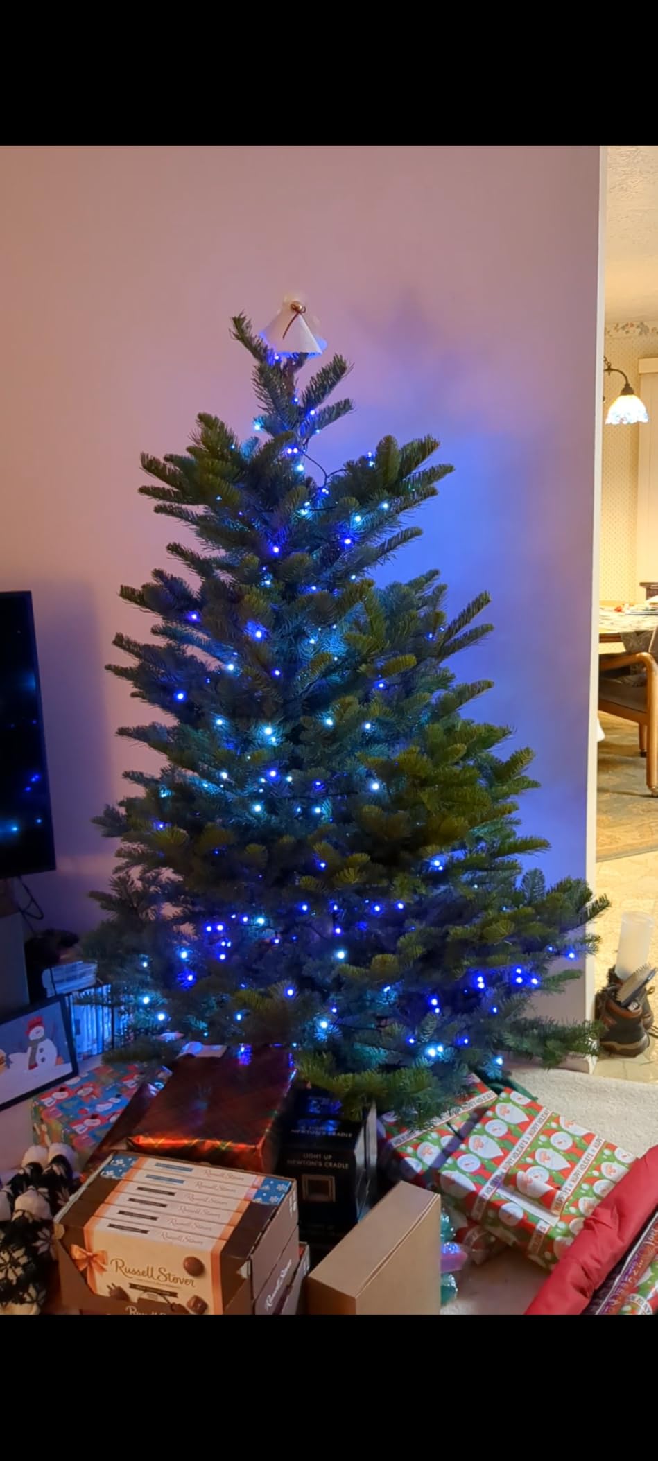 Minetom 82ft 250LED Smart Color Changing Christmas Halloween Tree Lights customer photo 1