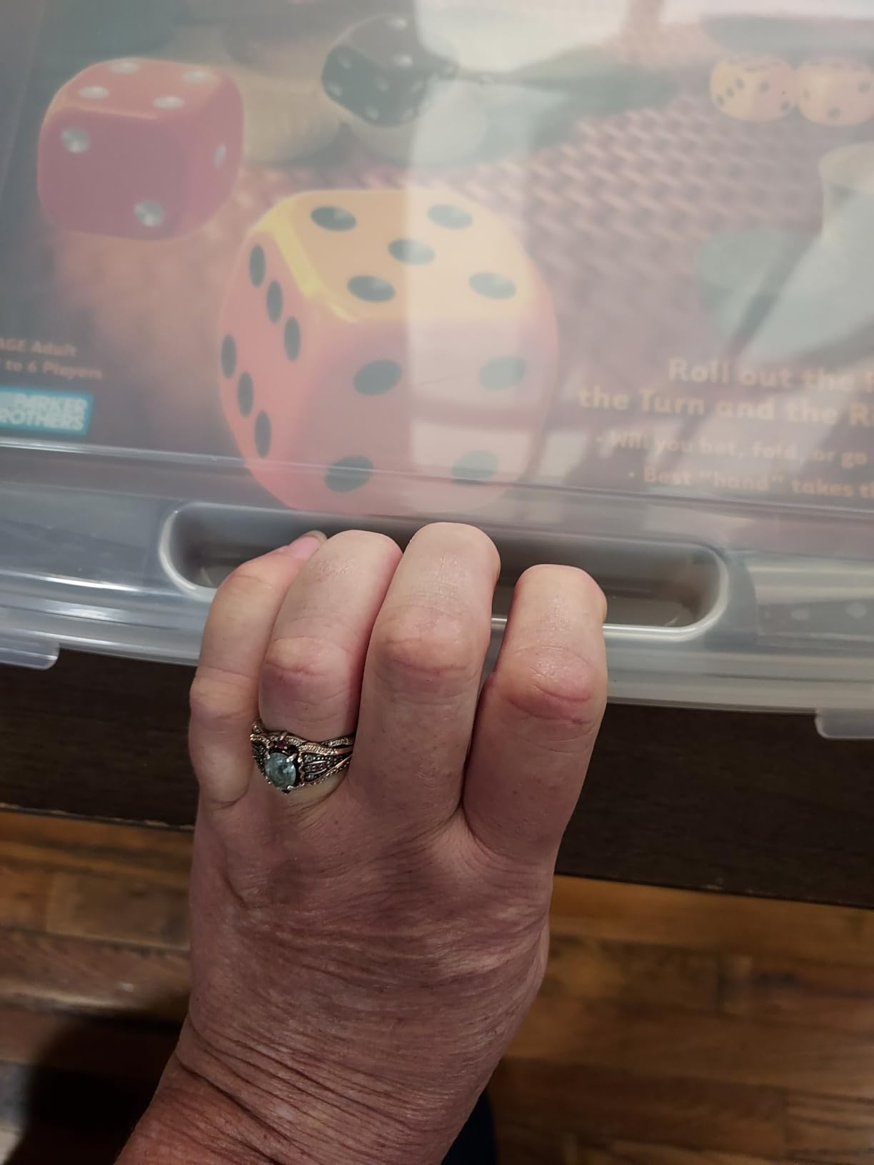 IRIS USA Board Game Storage |Made in USA| Thick Craft Case (2-Pack) - Clear | Fits 8.5