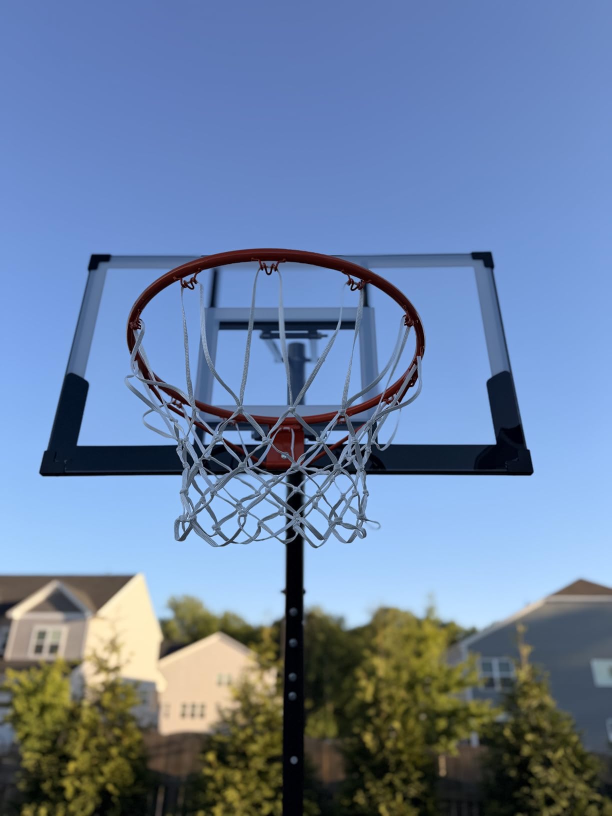 Seray Basketball Hoop 40Inch Shatterproof Backboard, 3.4-10FT Height Adjustable, Rust-Resistant Poolside Goal, Portable Court for Adults/Kids, Indoor & Outdoor Rim customer photo 2