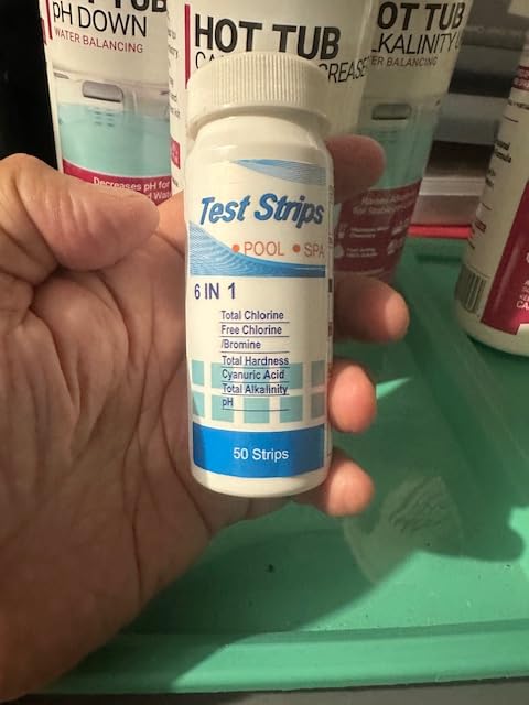 Bio Ouster Hot Tub Water Balancing Kit - Spa pH Up, pH Down, Alkalinity Increaser, Calcium Hardness Increaser & Test Strips - Spa Chemicals Starter Kit for Inflatable & Acrylic Hot Tubs - Made in USA customer photo 2