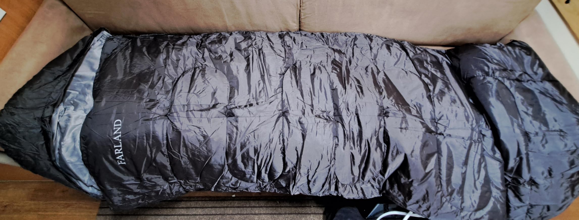 FARLAND Sleeping Bag for Adults, Cold Weather & Warm Plush Fleece-Lined Interior - Portable Waterproof Windproof with Compression Sack for Camping Hiking Traveling Indoor & Outdoor customer photo 2