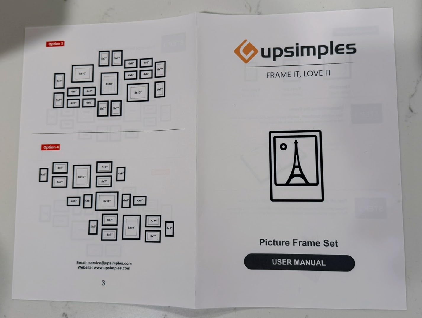 upsimples Picture Frames set of 19, Including 8x10, 5x7, 4x6 Black Frame | Multi Picture Frames Collage Wall Decor, Gallery Wall Frame Set, Gift For Christmas, Mothers' day, Wedding, Dorm, Living Room customer photo 1
