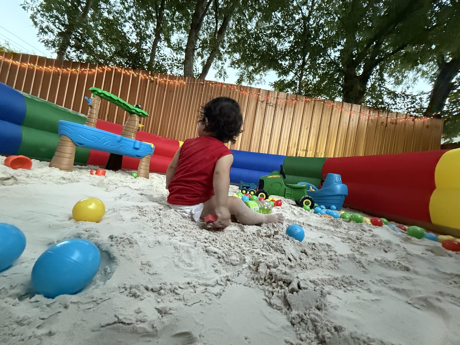 22FT Inflatable Gaga Ball Pit Arena, Portable Gagaball Court with Built-in Blower for Indoor Outdoor, Team Building, Events, Backyard Activities, Easy Setup & Storage customer photo 1