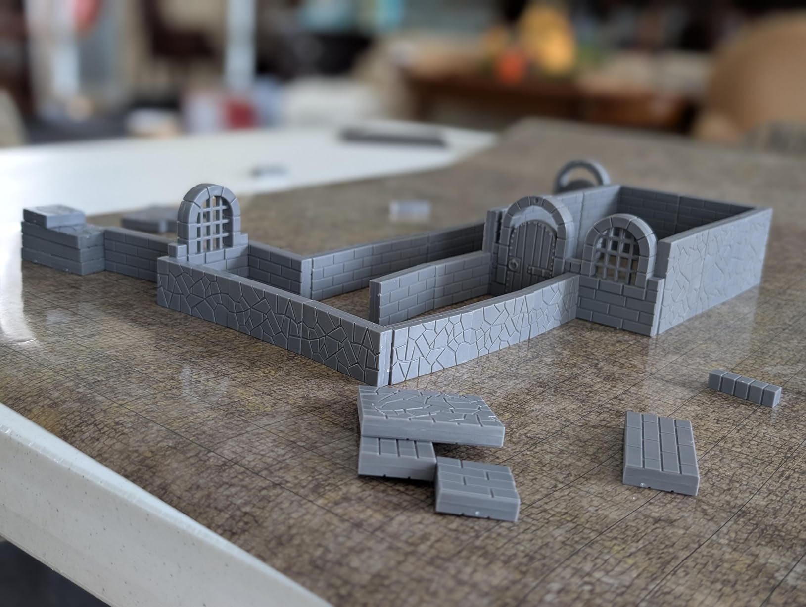 CZYY Magnetic Dungeon Tiles, 58 PCS Modular Terrain Set for RPGs, Basic Set customer photo 2