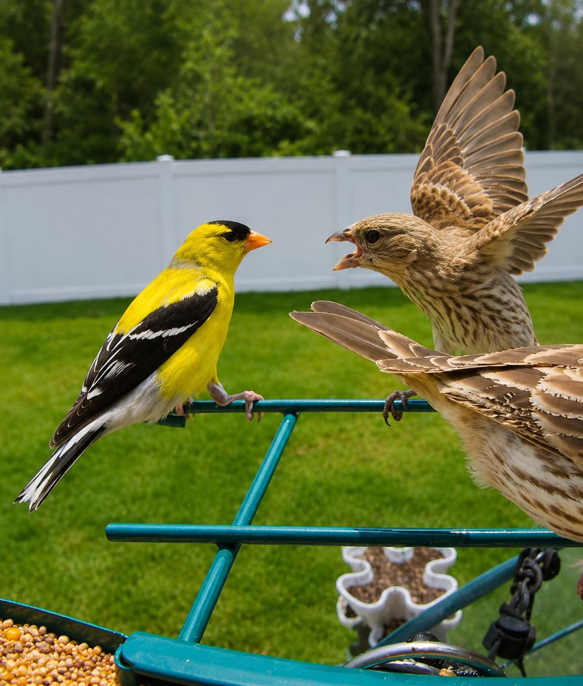 Bird Feeder with Camera, 4K Ultra HD Video with 30fps Live View, 10x Slow Motion, No Subscription, Solar Powered AI Smart Bird Feeder with Camera, 2.4G/5G Wi-Fi, Durable Metal, Bird Lover Gift customer photo 2