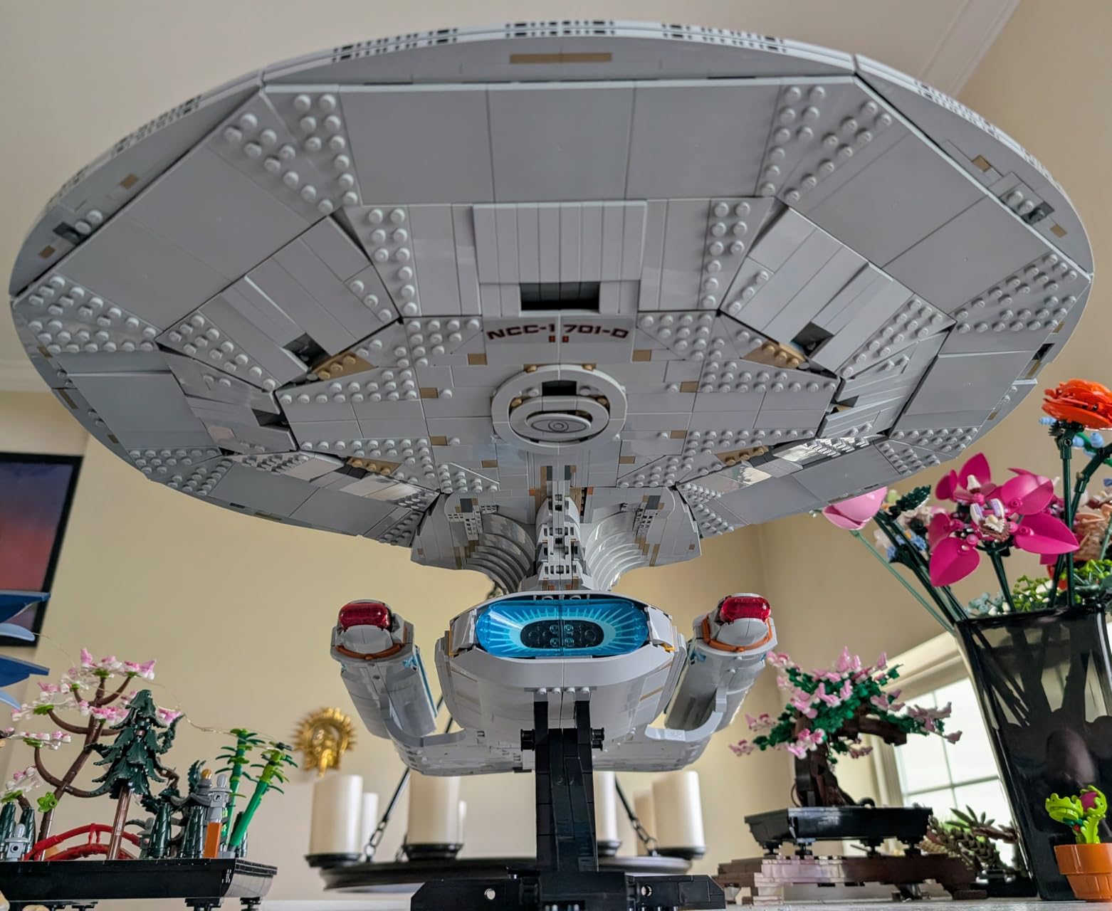 LEGO Icons Star Trek: U.S.S. Enterprise NCC-1701-D Collectible Building Sets for Adults - Room or Office Decor for Men & Women, Ages 18+ - Star Trek Gifts for Fans - 10356 customer photo 2