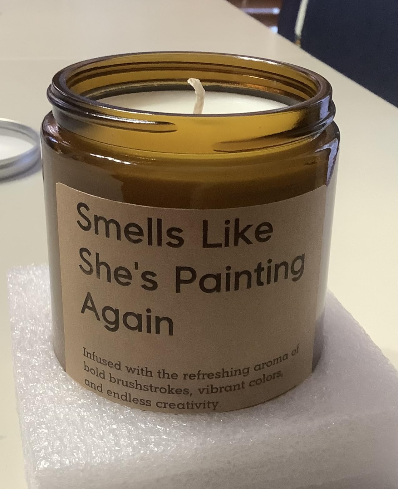 LEADO Candle - Gifts for Artists Women, Painters, Artist Gifts for Women | Funny Appreciation, Christmas, Birthday Gifts for Artists, Art Teacher Women, Watercolor Artists, Art Lovers, Painting Lovers customer photo 1