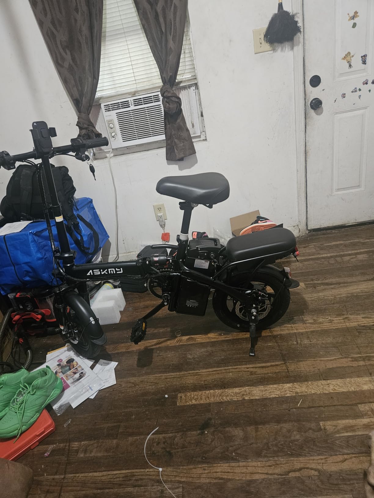 Foldable Electric Bike for Adults and Teens, 14