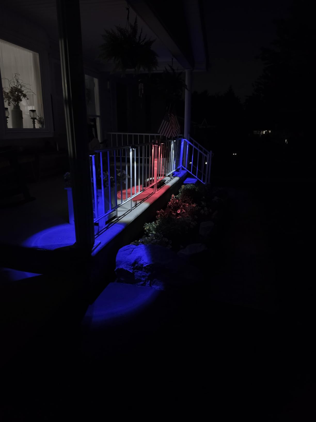 Solar Fence Lights Outdoor, Color Changing, Waterproof IP65, 16 Pack | 11 Modes, 9 Colors 50 LM Solar Lights Waterproof with LED Focus Lens for Wall Backyard Deck Patio Porch Step Pool Decor customer photo 2