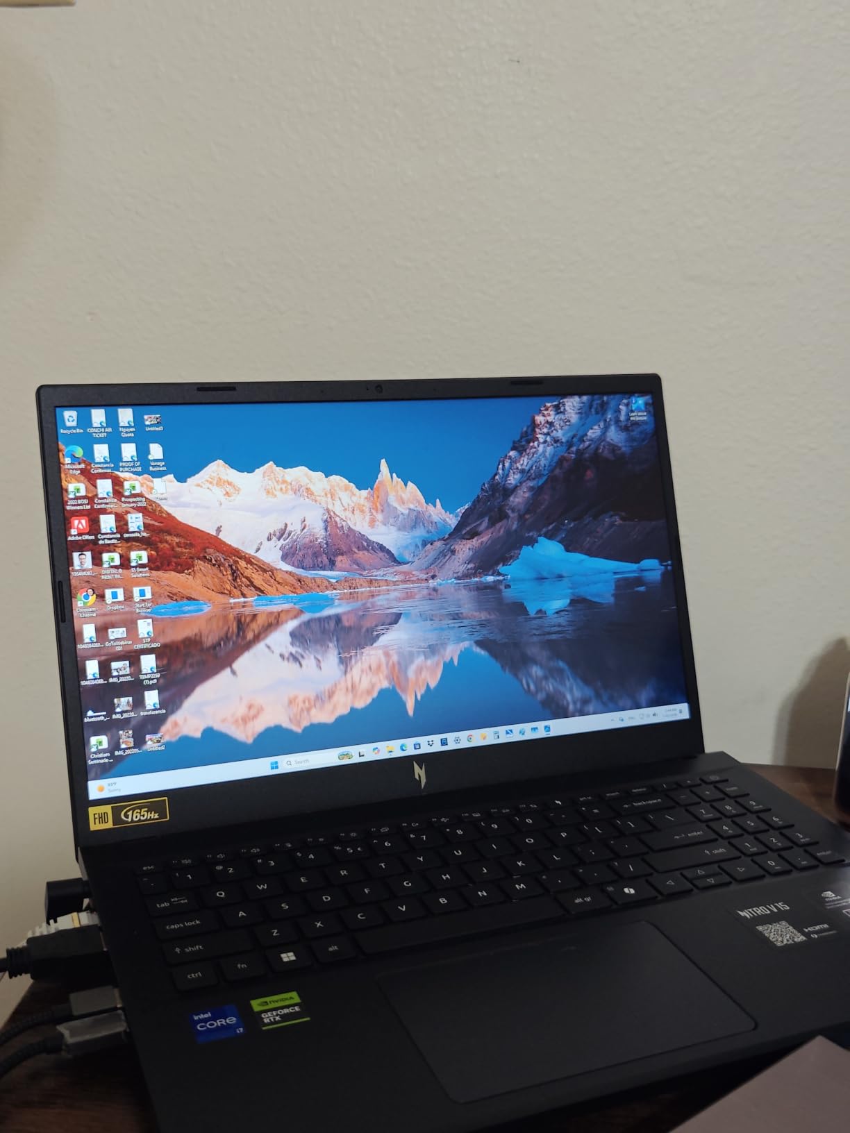 Acer Nitro V 15.6in Gaming Laptop ANV15-52-73D8 Black | Intel Core i7-13620H, NVIDIA GeForce RTX 5060, FHD IPS 165Hz display, 16GB RAM, 1TB SSD, Windows 11, backlit keyboard, WiFi 6 customer photo 1
