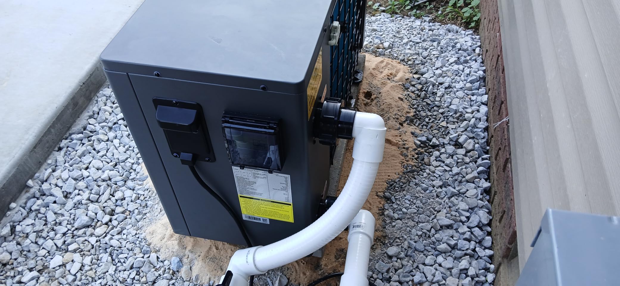 120,000 Btu Inverter Pool Heat Pump for Inground Pools 220V customer photo 2