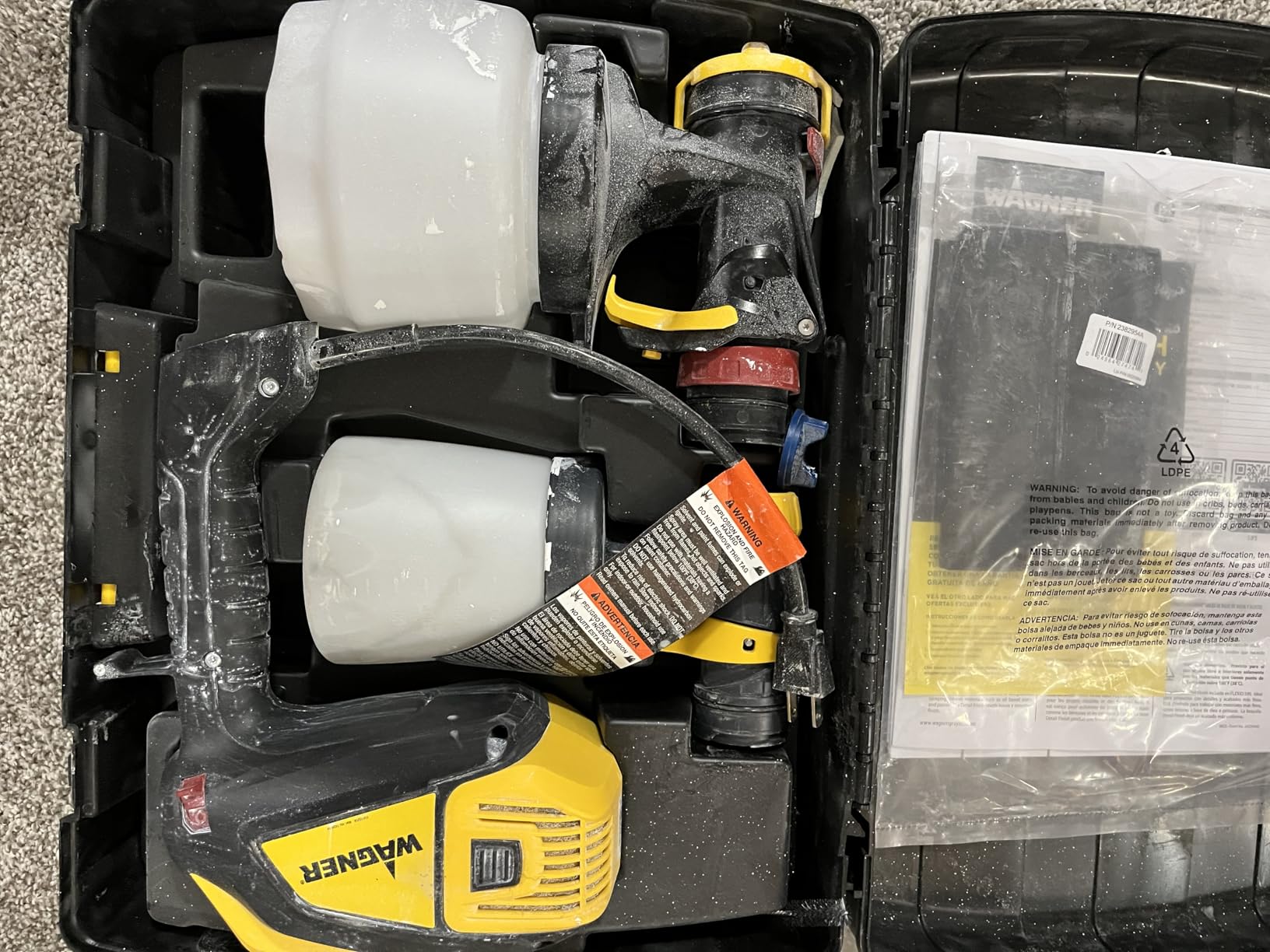 Wagner 2476838 FLEXiO 1500 Handheld HVLP Paint Sprayer, Sprays Unthinned Latex, Includes iSpray Nozzle, Complete Adjustability for All Needs, Lightweight Design customer photo 2