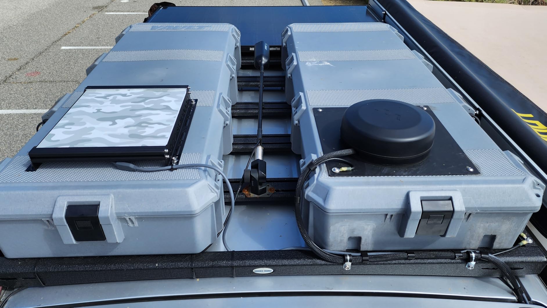 Hooke Road 03-09 4Runner Full-Length Roof Rack Aluminum Cross Bars for 2003-2009 Toyota 4Runner 4th Gen, Overland Rooftop Cargo Basket, Luggage Carrier Rails customer photo 2