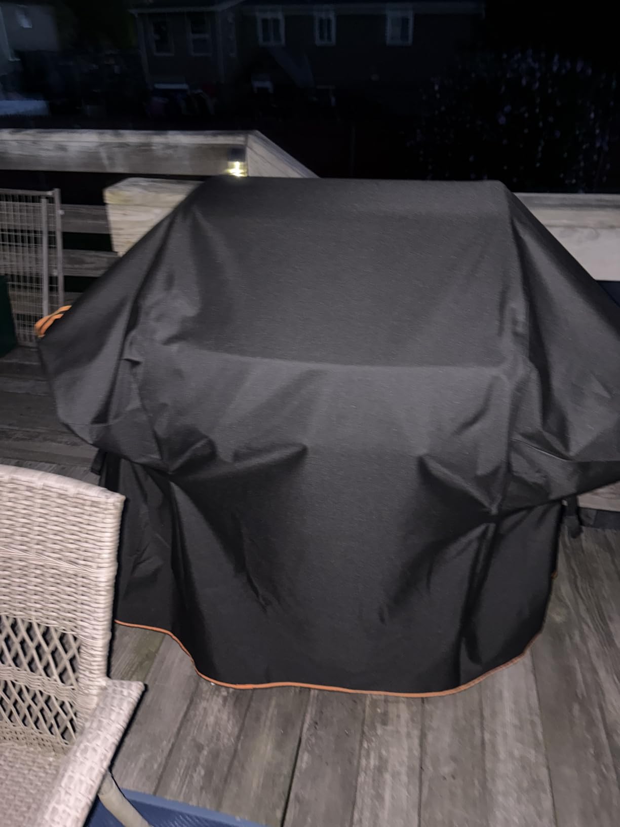 [Upgraded 1000D Heavy Duty Fabric] 58 inch Grill Cover for Outdoor Grill | Fits Weber Genesis II, LX 300 & Genesis 300 Series Gas Grill, Waterproof, Tear & Fade Resistant 7130 BBQ Grill Cover for Weber customer photo 2