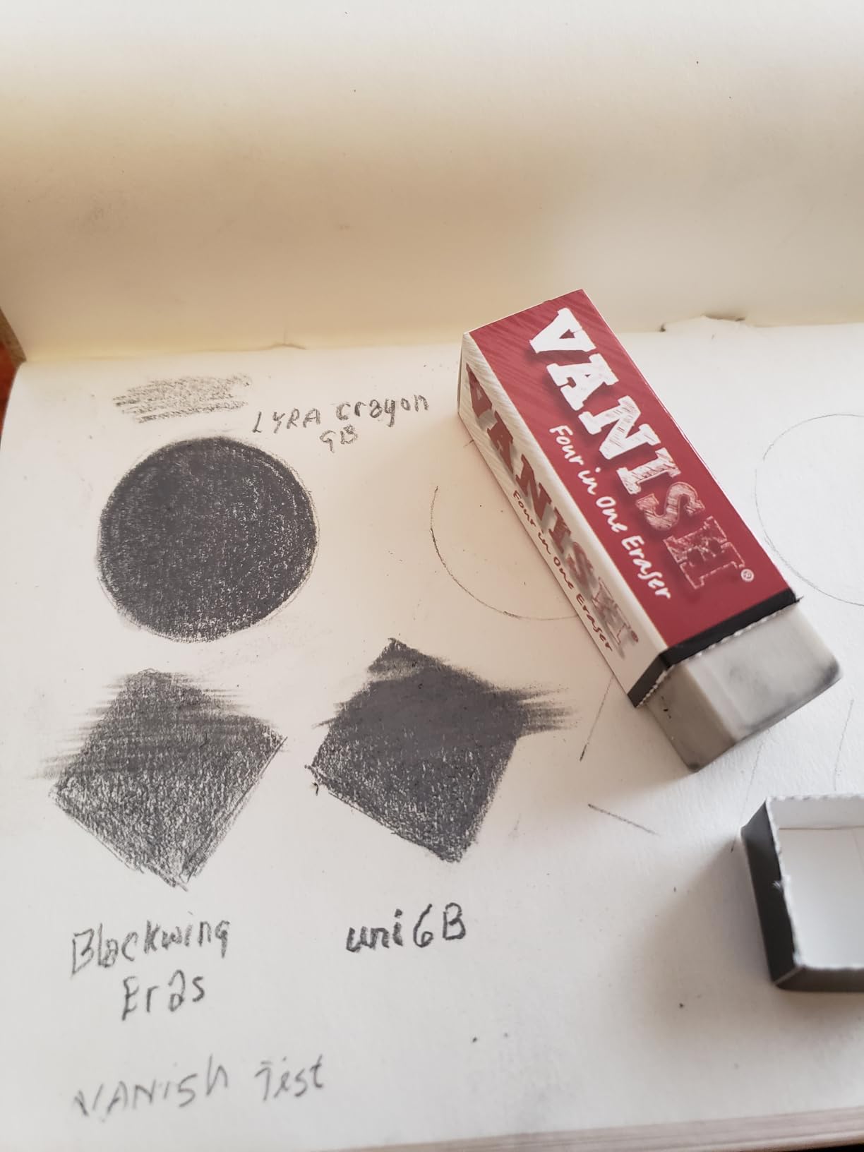 Acurit Vanish Touch Artist Eraser, Latex-Free - Soft, Flexible Pencil Erasers, Sketching Supplies W/Protective Sleeve - Graphite, Charcoal, Pastel Compatible customer photo 2