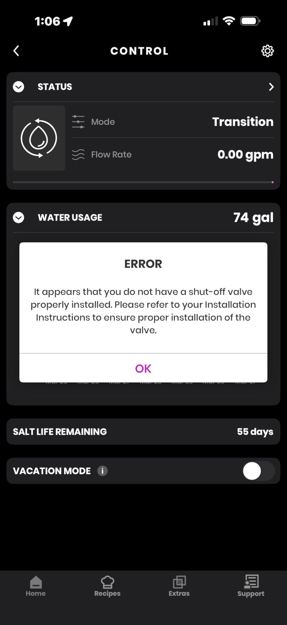 GE Smart Water Softener, 35,000 Grain, Reduce Hard Minerals to Whole House, Built-in WiFi with Water Flow Alerts customer photo 2