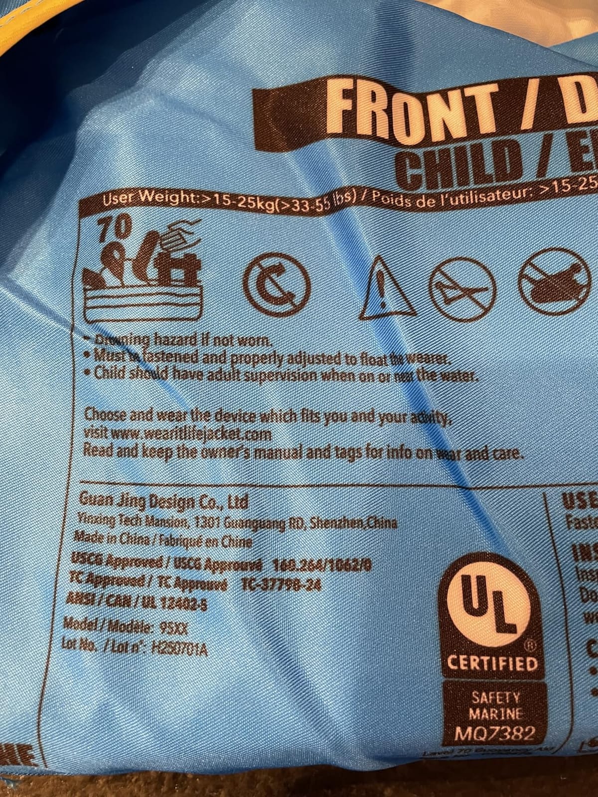 Dark Lightning Toddler Swim Vest for Kids Ages 2-7, Kids Pool Floaties with Arm Wings, USCG Approved Life Jacket for Boys Girls, 33-55 lbs customer photo 1