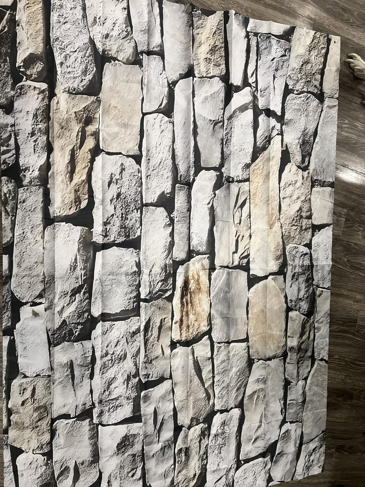 Brick Stone Wall Backdrop 10x8 FT Vintage Fabric Backdrops Reusable Backgrounds for Photography Party Decorations and Studio Booth Photo Props customer photo 2