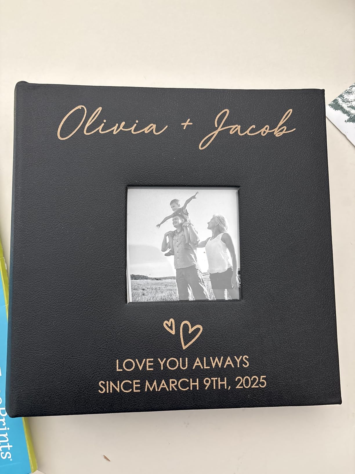 Personalized Photo Album, Custom Engraved Picture Album, Holds 200 4