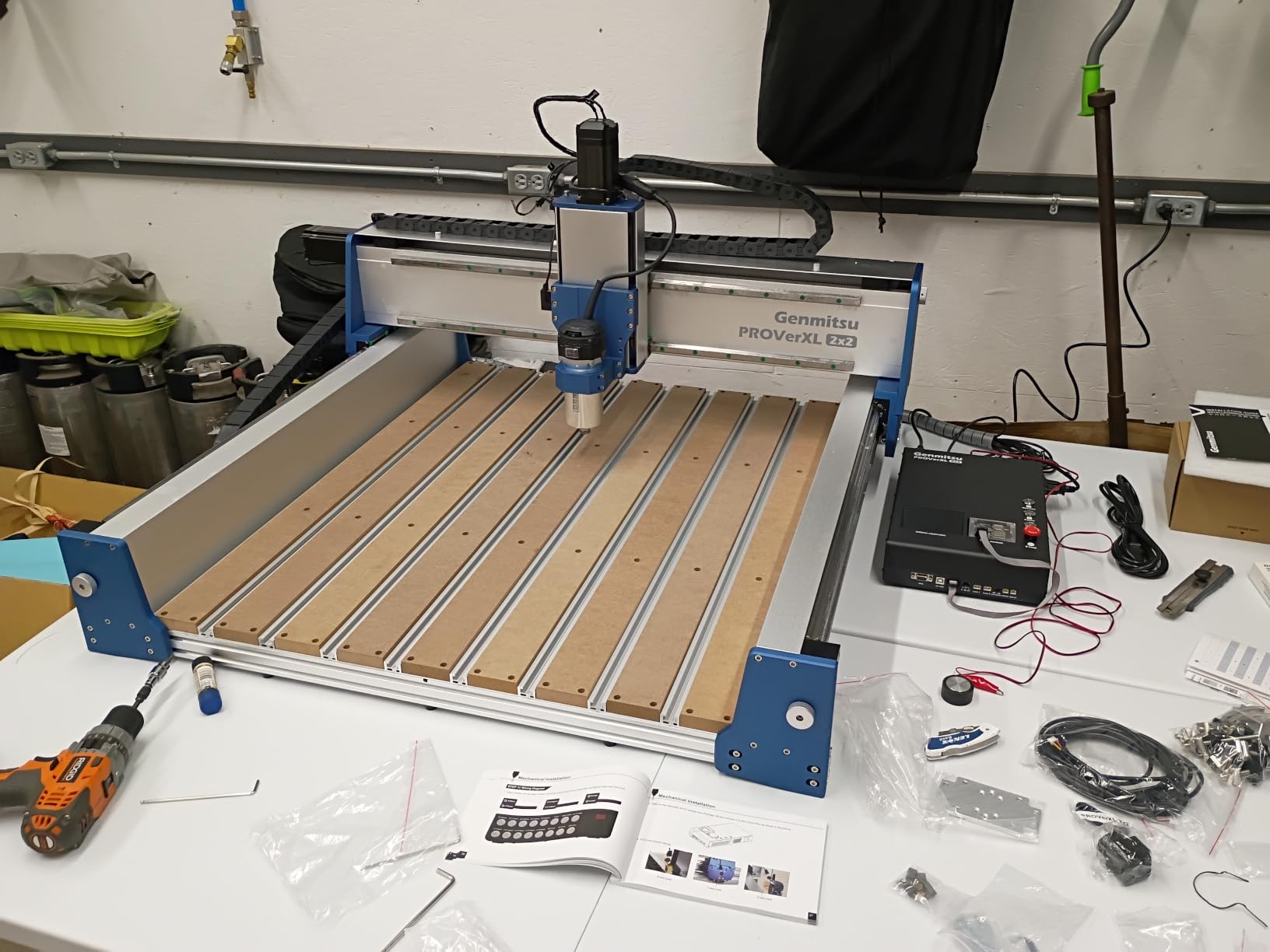 Genmitsu PROVerXL 4x4 CNC Router Machine, 4'x4' Large CNC for Wood Metal | Support Dual Z-Axis, Closed-loop Stepper Motor, Ball Screw Drive System, Work Area 51.18'' x 51.18'' x 4.72'' customer photo 2