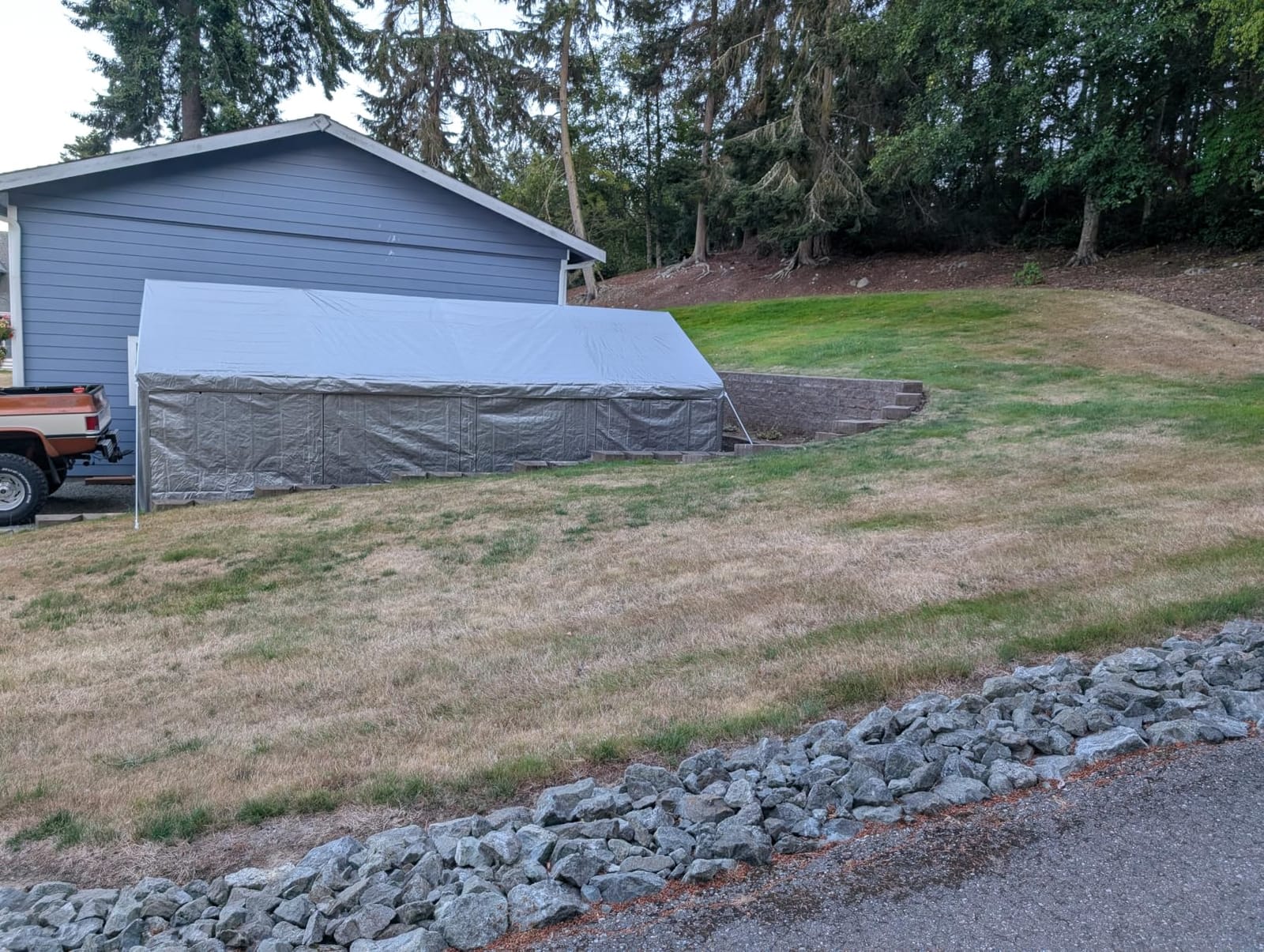 10x16 Heavy Duty Carport Canopy, Portable Garage with Mesh Windows | Enclosed Car Port, Drive Through Zipper Doors, Roll Up Windows, 180G Portable Car Shelter, Solar LED Lights customer photo 2