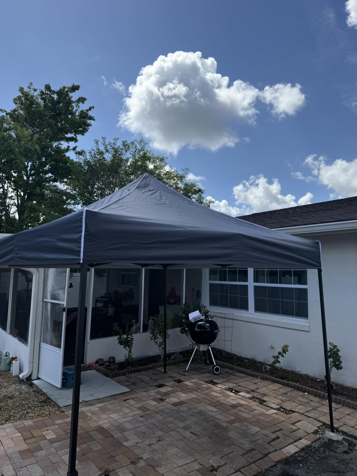 Aoxun 10x20 Pop Up Canopy Tent with 6 Sidewalls, Party Tent, White | 3 Adjustable Heights, One Push Setup, Waterproof, for Wedding, Party, Commercial, Market, Event, Outdoor, UV Protection customer photo 2