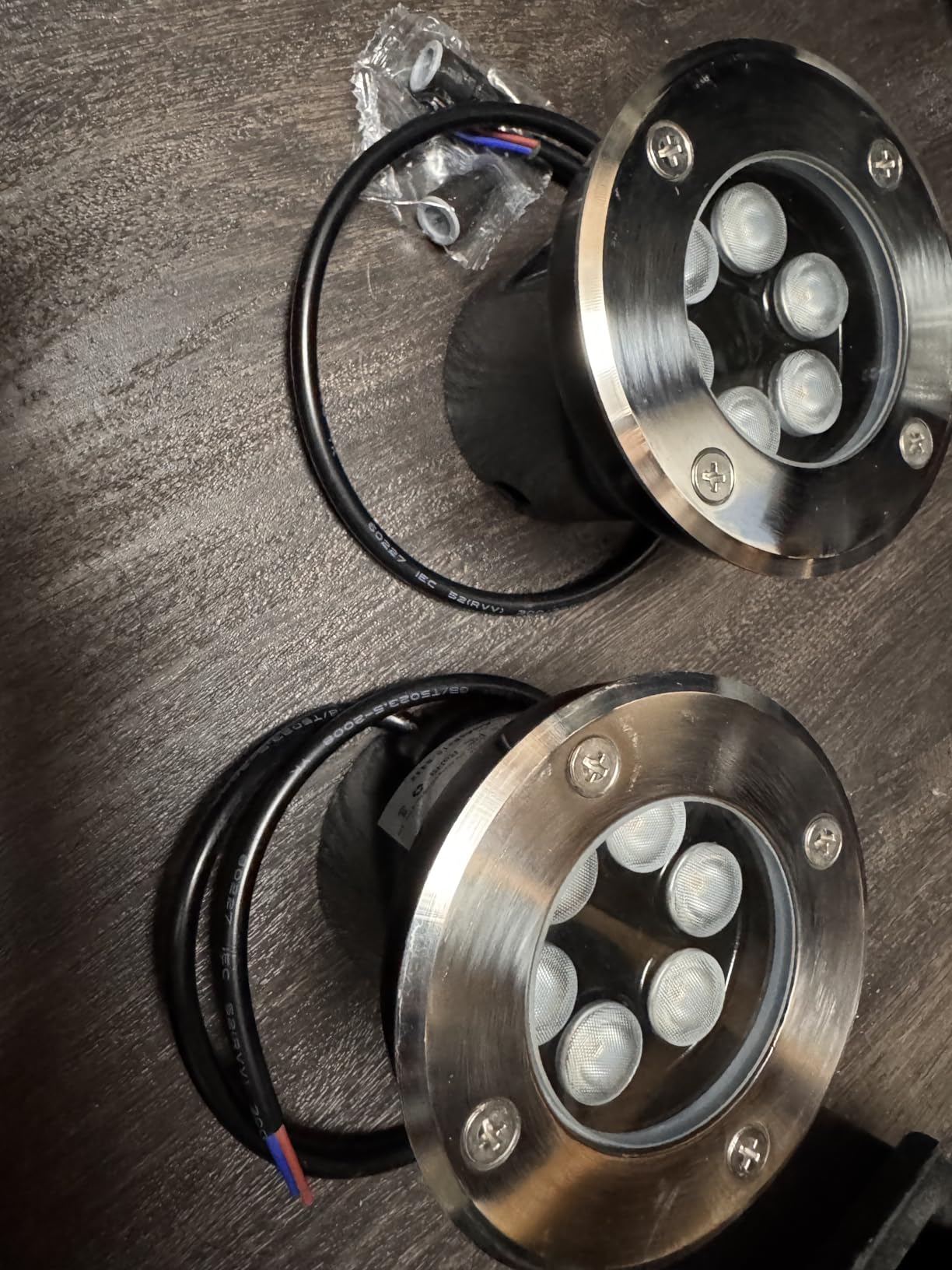JESLED 8 Pack Outdoor Landscape Lights, Low Voltage In Ground Well Lights customer photo 2
