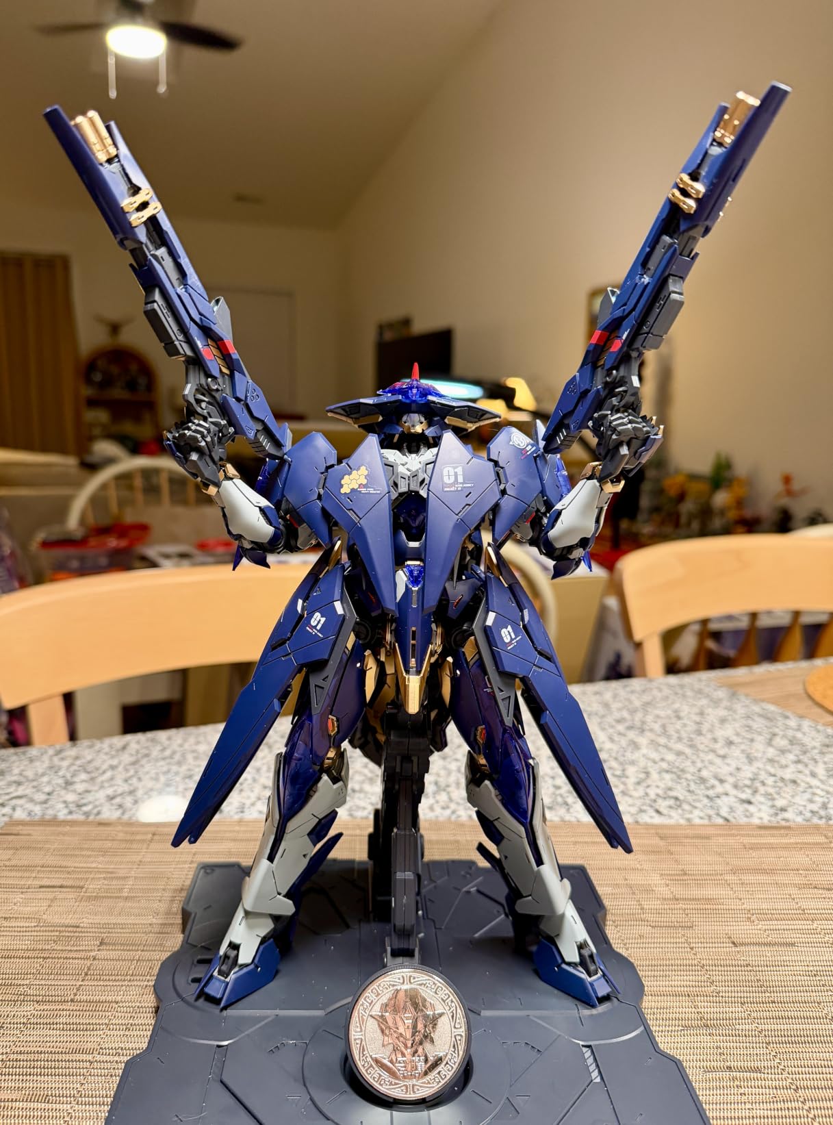 ARDENTIS & DLKHOBBY Model Kit Mecha 1/100 Universal Space Type Ikaruga | 1PCS/9.75'' ABS & PVC Model Kit with Assembly Instructions Mecha Fans Collectible Unique Figure Gift for Festival Age 15+ customer photo 1