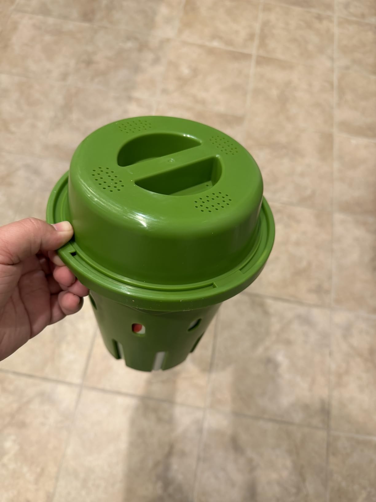 Compost Bin Outdoor 45 Gallon, Dual Separate Chamber Composter | 360 Rotating Garden Compost Tumbler for Fast Composting, Easy Assemble Compost bin for Outside, Backyard, and Yard customer photo 1