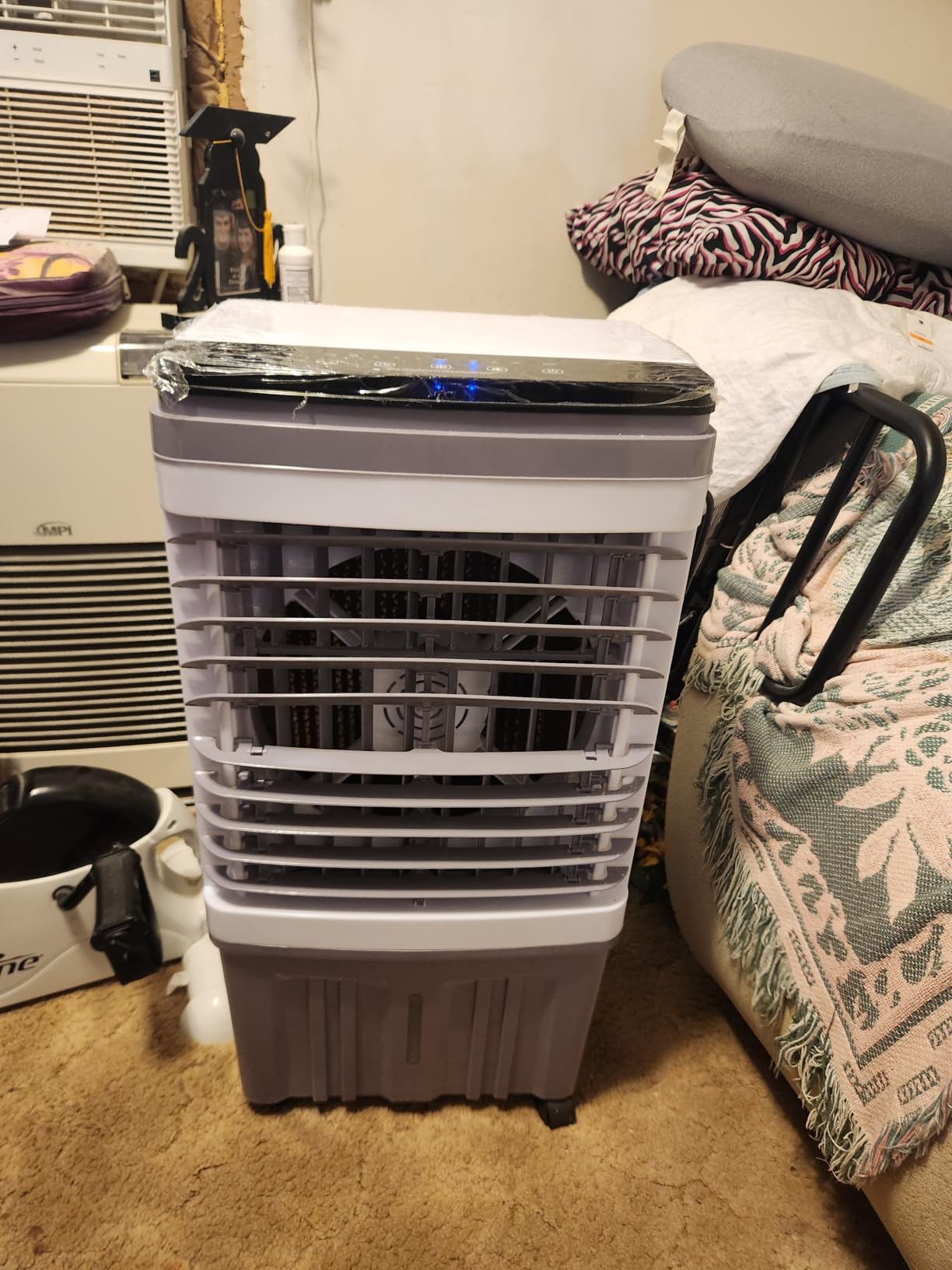 Portable Air Conditioners, 3000 CFM Swamp Cooler, Evaporative Air Cooler with 6.87 Gal Water Tank, 3 Speeds & 4 Modes, 120° Oscillation, 15H Timer Air Cooler for Home, Kitchen, Bedroom customer photo 2