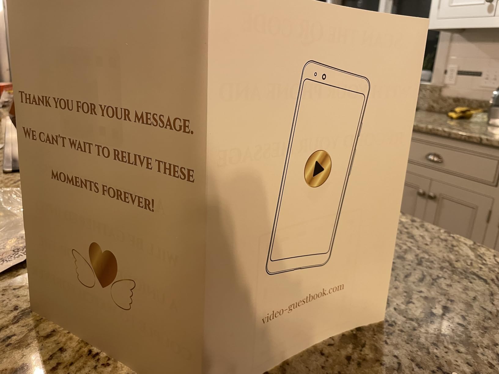 Video Guest Book for Wedding with QR Code - Wedding Guest Book Alternative, Guests Record Video Messages on Their Phones, No App - Edited Film in 24 Hours - Kit with Banner, Signs, Flyer, Badges customer photo 1