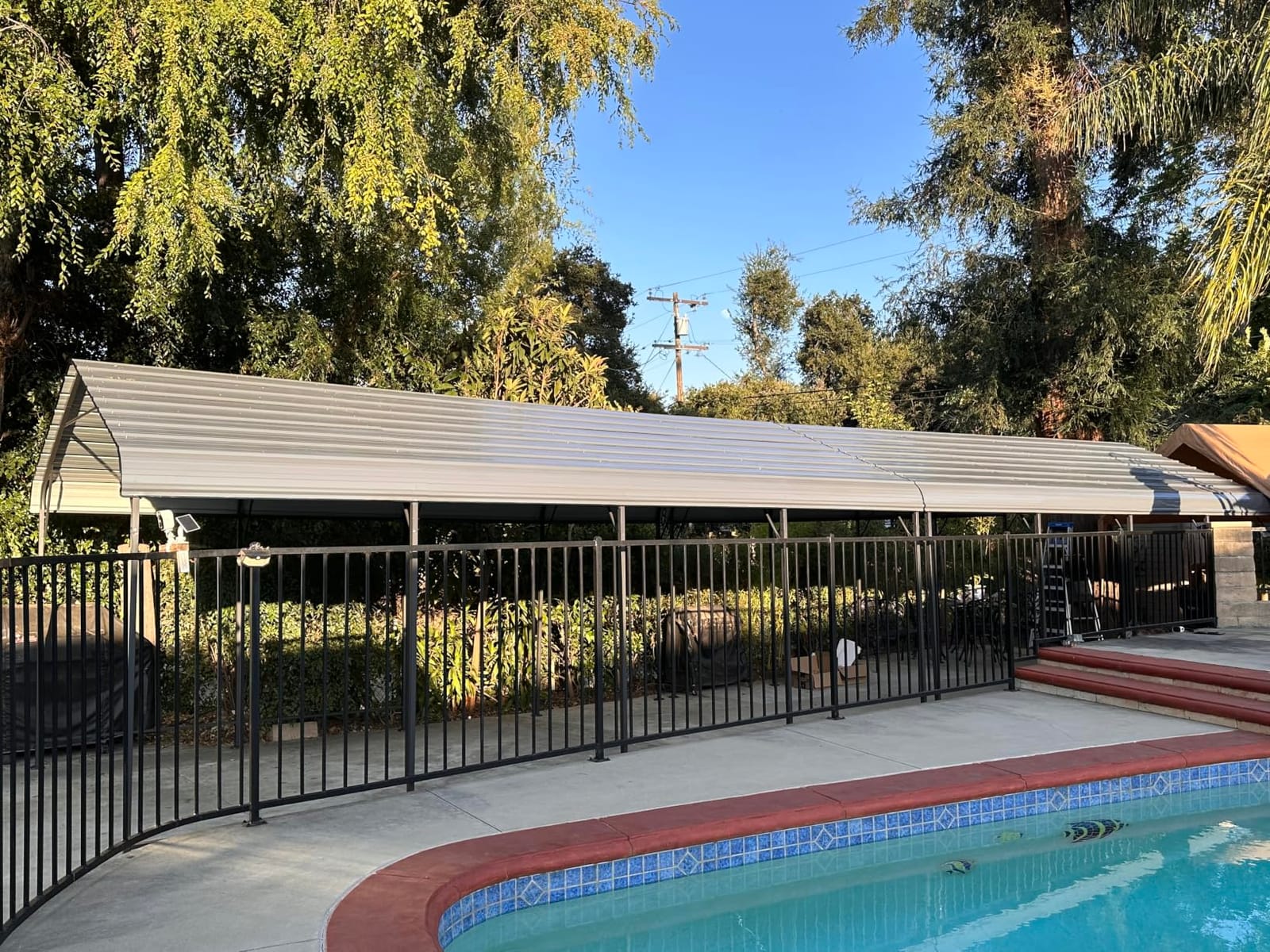 Shintenchi 12x20 FT Metal Carport, Oversized Carport Garage with Enhanced Base, Outdoor Galvanized Car Shelter, Heavy Duty Carports Canopy, for Car, Boats and Tractors, Grey customer photo 1