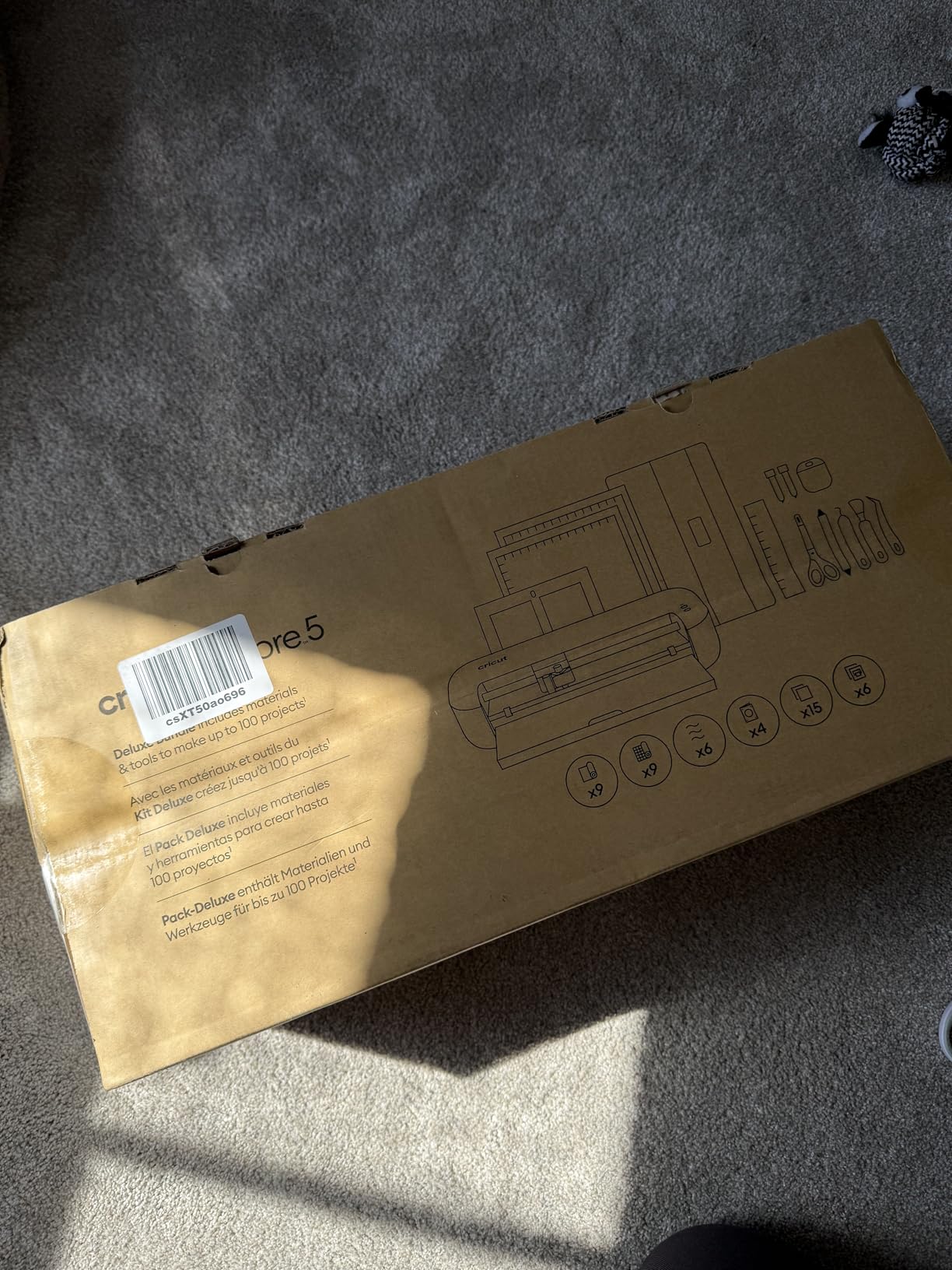 Cricut Explore 5 Deluxe Bundle + $100 Digital Content, Taupe customer photo 1