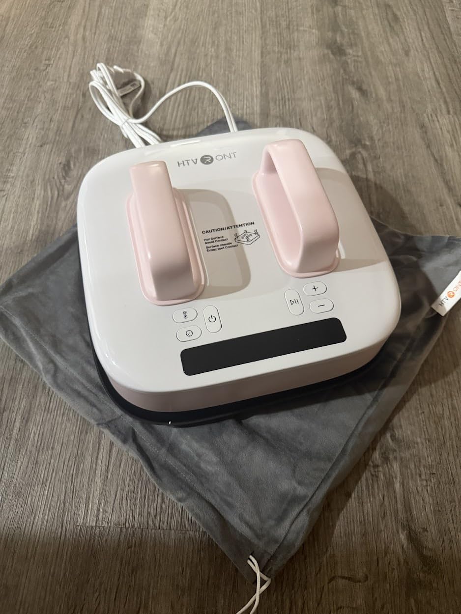 HTVRONT Heat Press Machine for T Shirts with Pressure Display, 10X10 | Portable H10 V2 for HTV, Sublimation customer photo 2